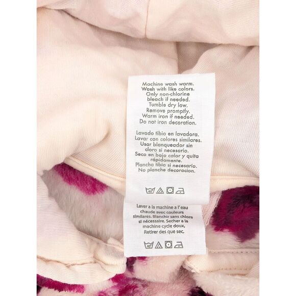 Laura Ashley Baby 0-3 Months Girls Hooded Coverall Pink Roses Print Soft Cuddle - Picture 5 of 10